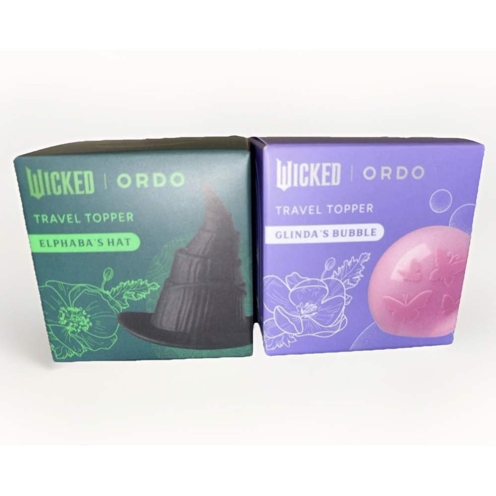 Ordo x Wicked Elphaba‎ & Glinda Sonic Lite Toothbrush Toppers - PAIR (NIB)